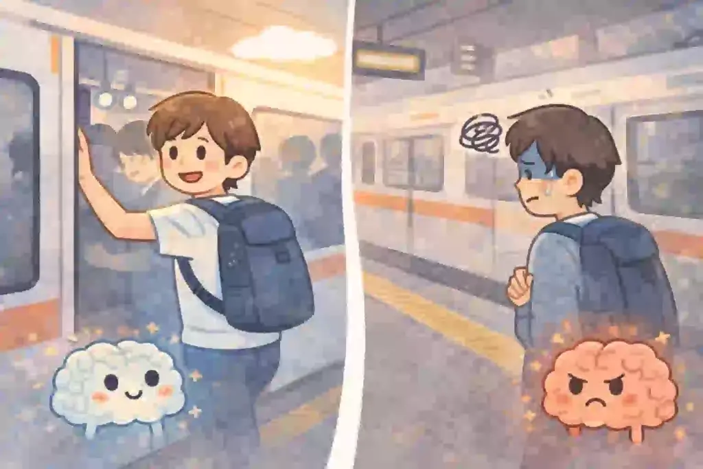 満員電車で動悸や不安を感じるパニック障害の人の回復視点