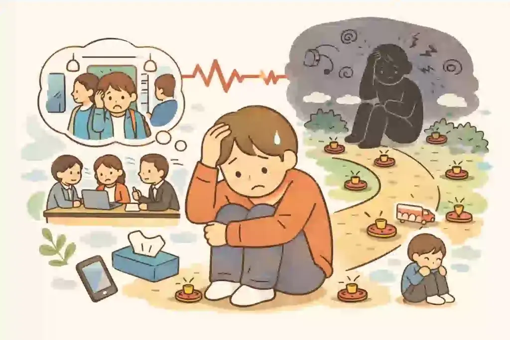 パニック障害になった当初の体験と日常に広がった不安の感覚 